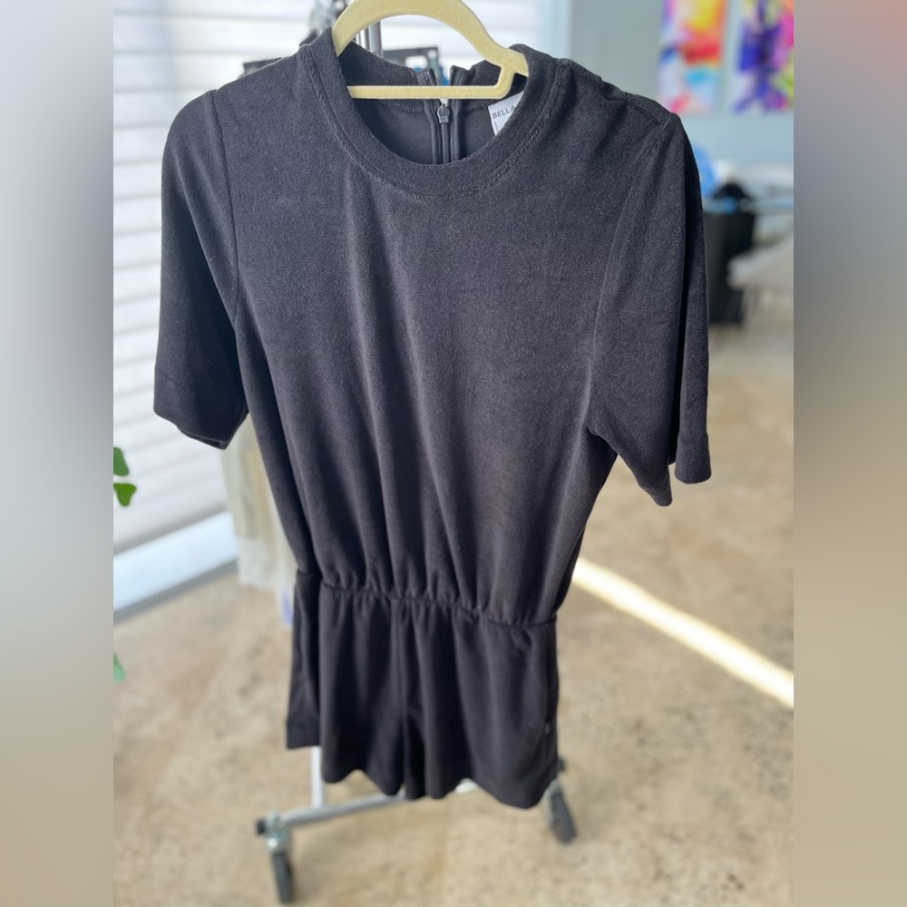 Bella and Canvas terry romper zipper back